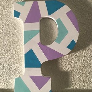 Custom Painted Wooden Letter BASIC LEVEL